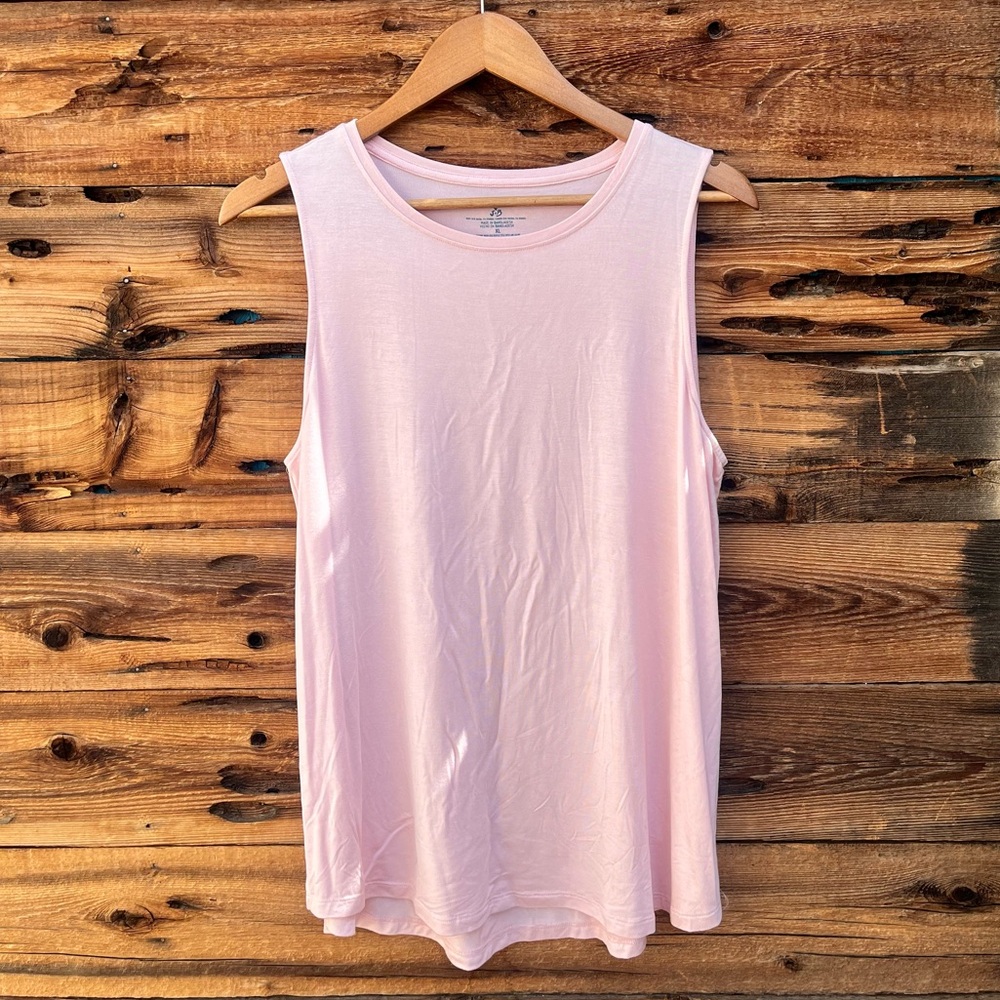 J+B | Light Pink Sleeveless Women's Top XL